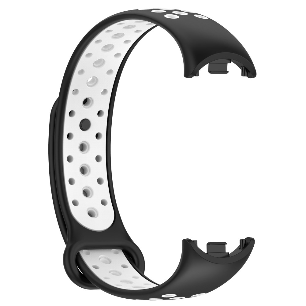  Xiaomi Smart Band 10/9/8 Träningsarmband Dual-Color Svart/Vit