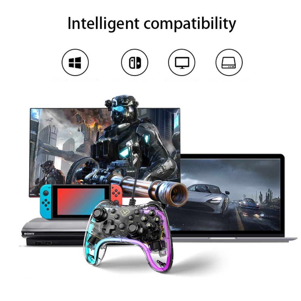 AOLION AOLION Universal RGB Trådad Handkontroll PS/NS/iOS/PC/TV