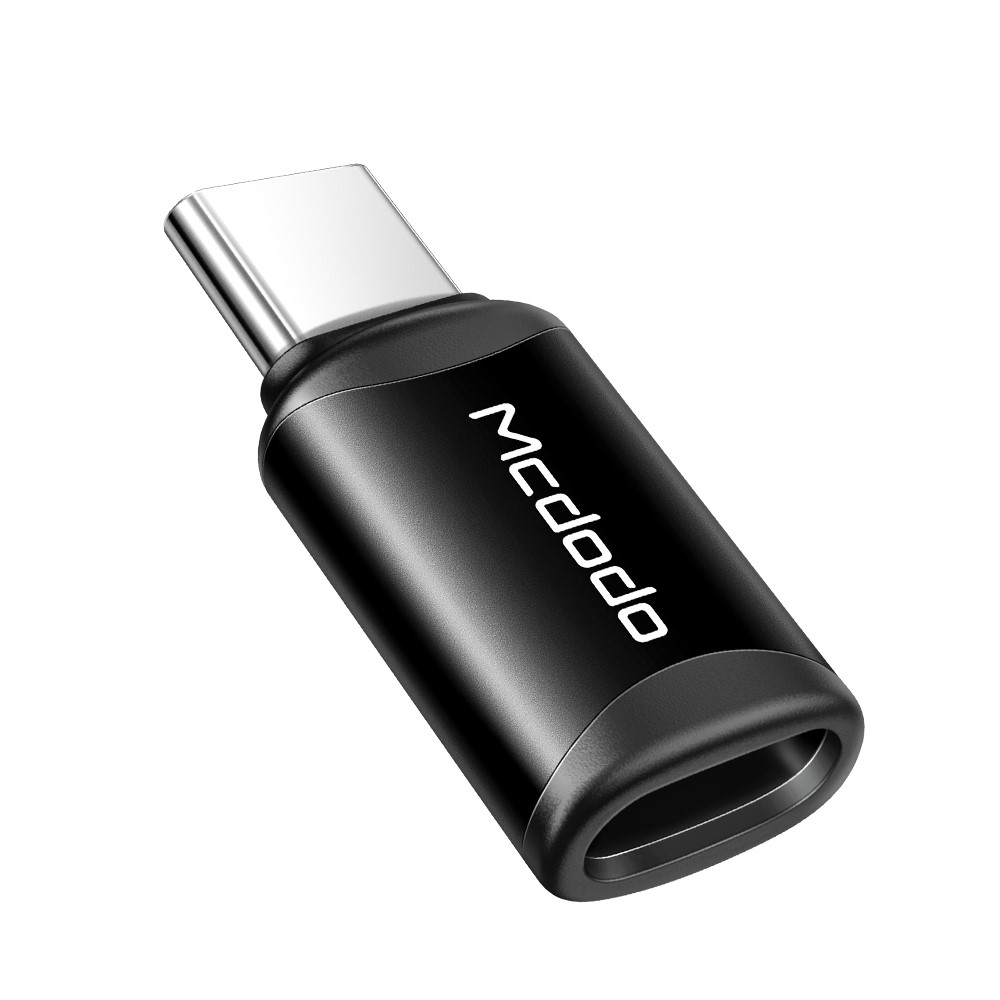 MCDODO Mcdodo Lightning Hona - USB-C Hane Adapter Svart