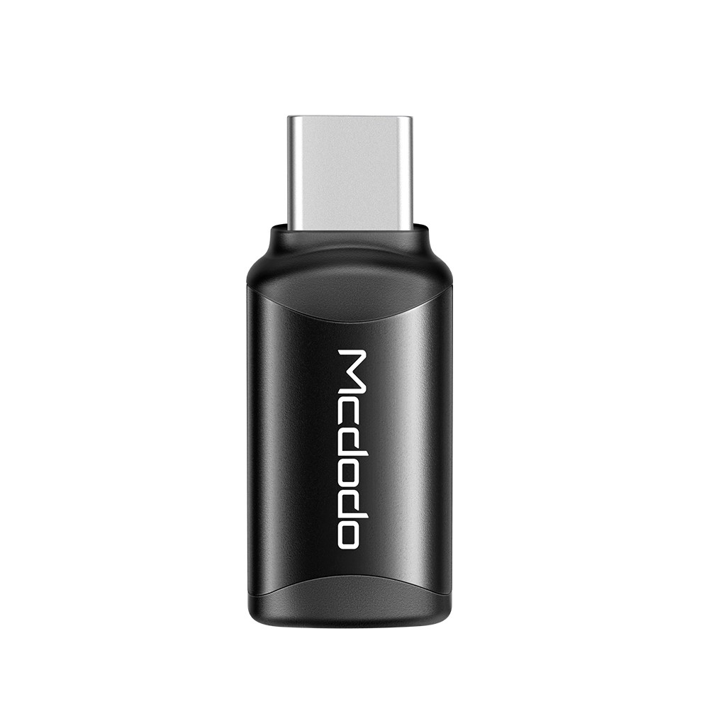 MCDODO Mcdodo Lightning Hona - USB-C Hane Adapter Svart