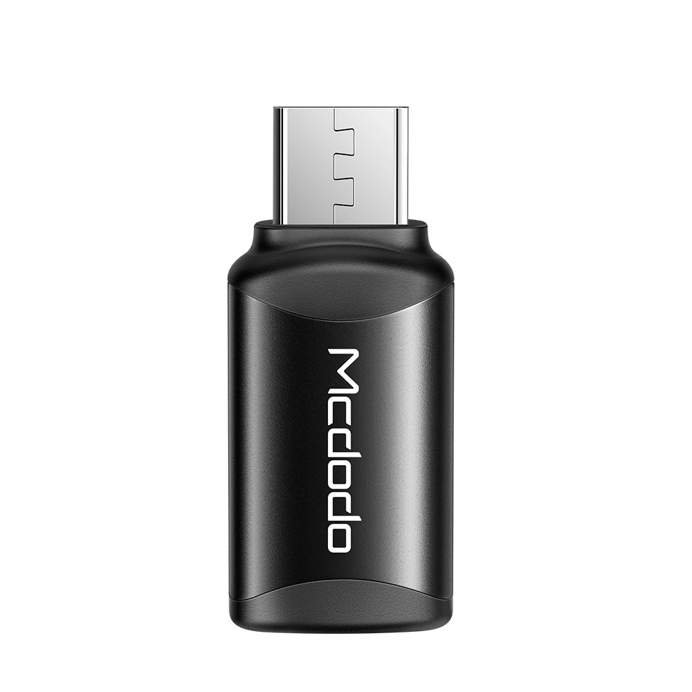 MCDODO Mcdodo USB-C Hona - MicroUSB Hane Adapter Svart