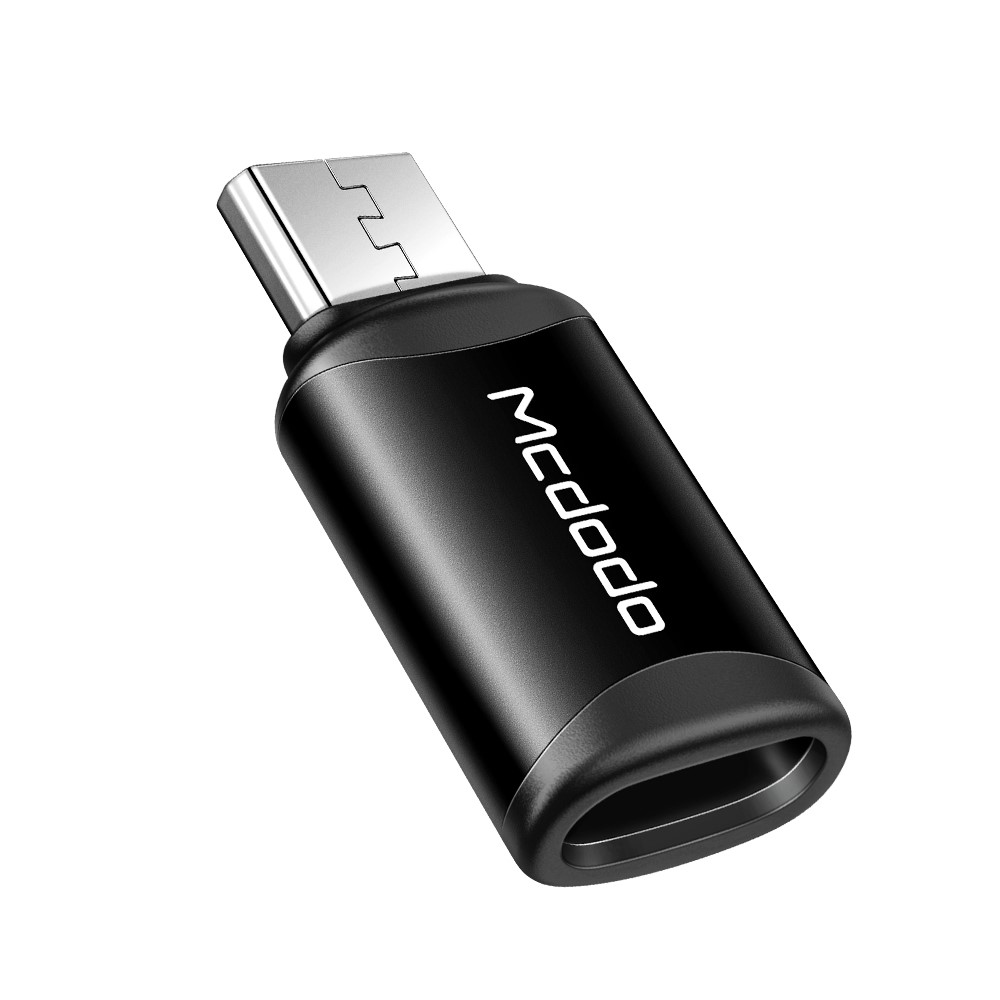MCDODO Mcdodo Lightning Hona - MicroUSB Hane Adapter Svart