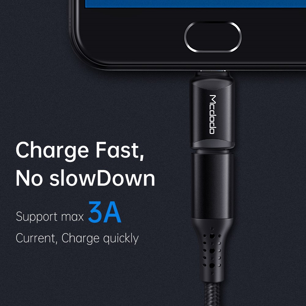 MCDODO Mcdodo Lightning Hona - MicroUSB Hane Adapter Svart