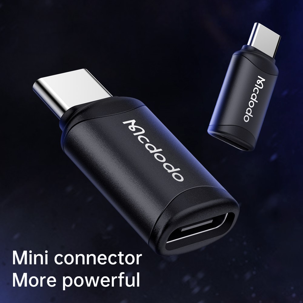 MCDODO Mcdodo MicroUSB Hona - USB-C Hane Adapter Svart