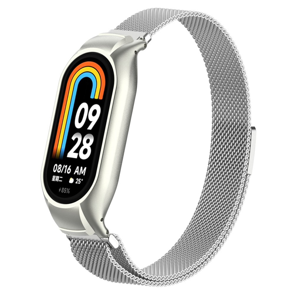  Xiaomi Smart Band 8 Armband Milanese Loop Metall Silver