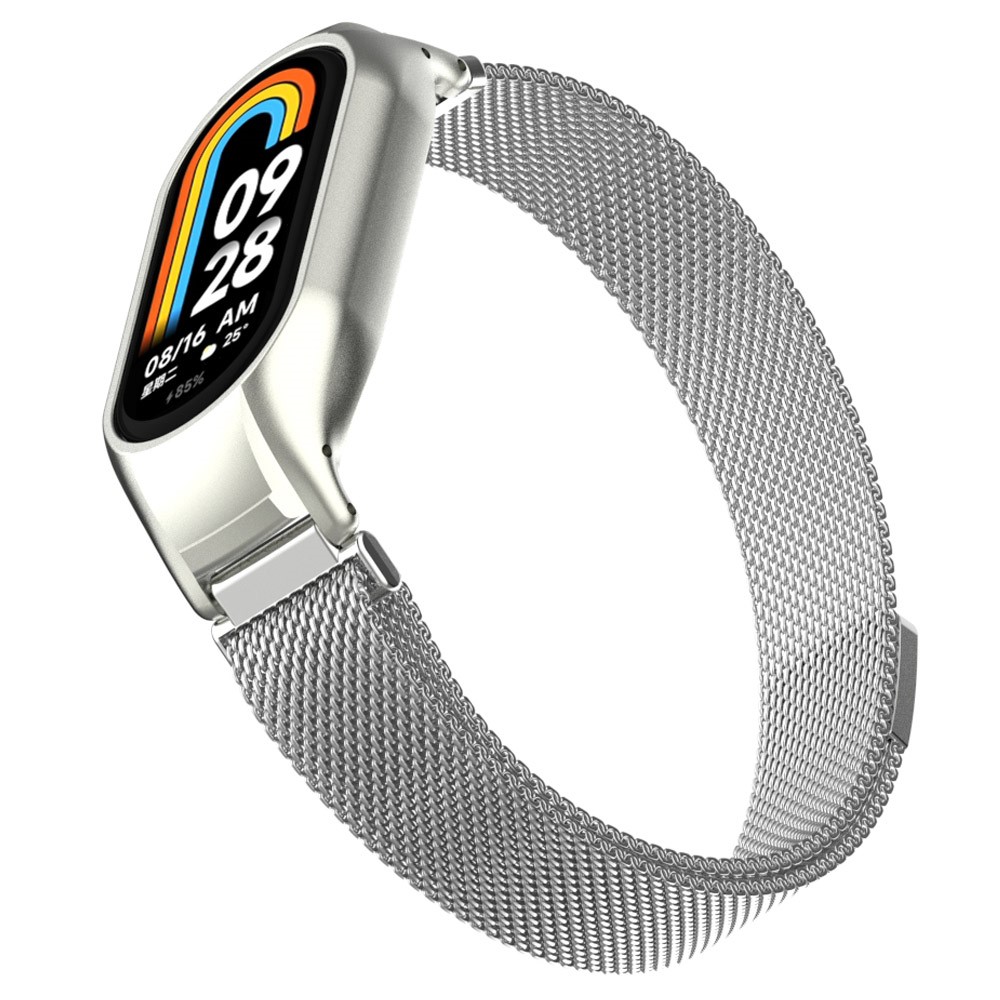  Xiaomi Smart Band 8 Armband Milanese Loop Metall Silver
