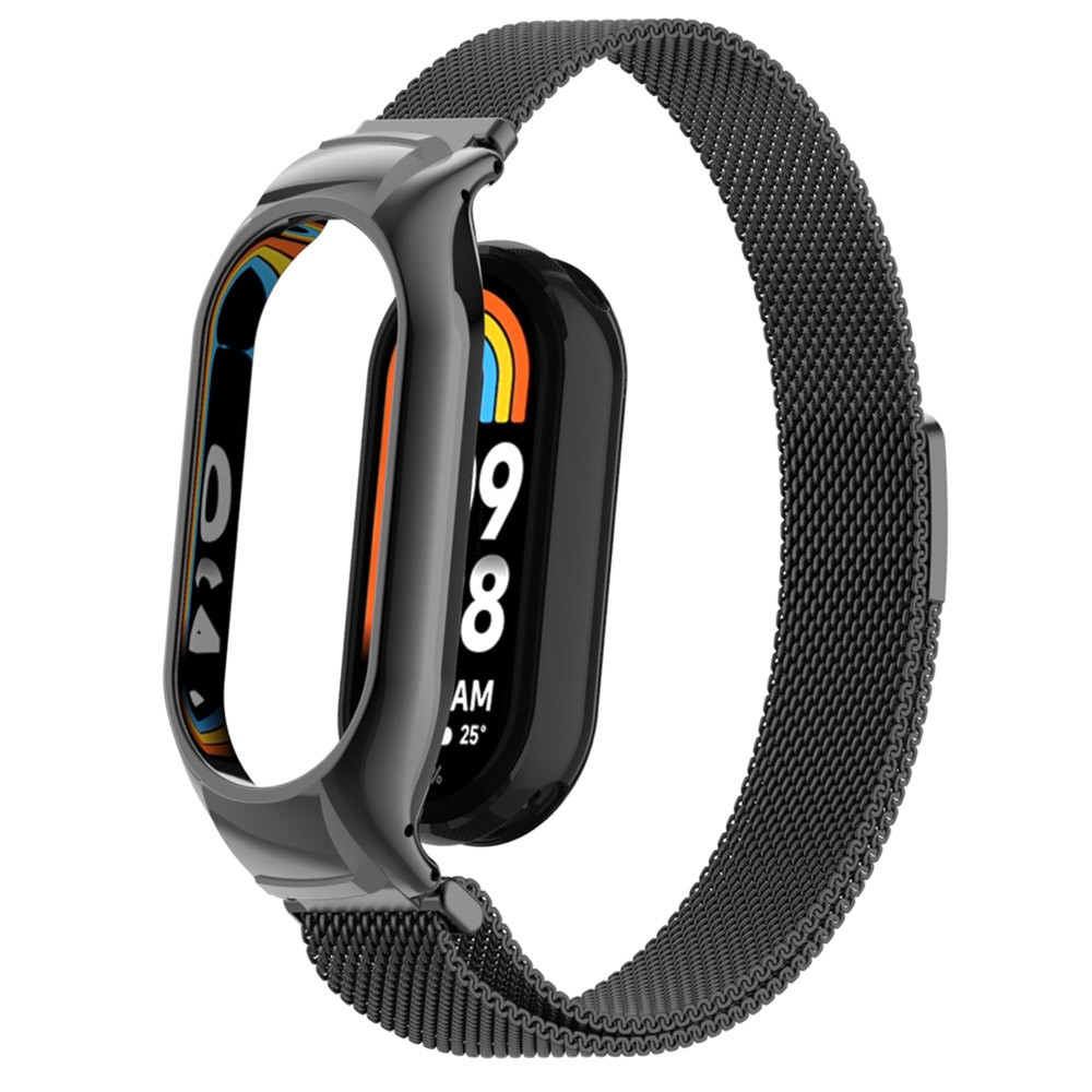  Xiaomi Smart Band 8 Armband Milanese Loop Metall Svart