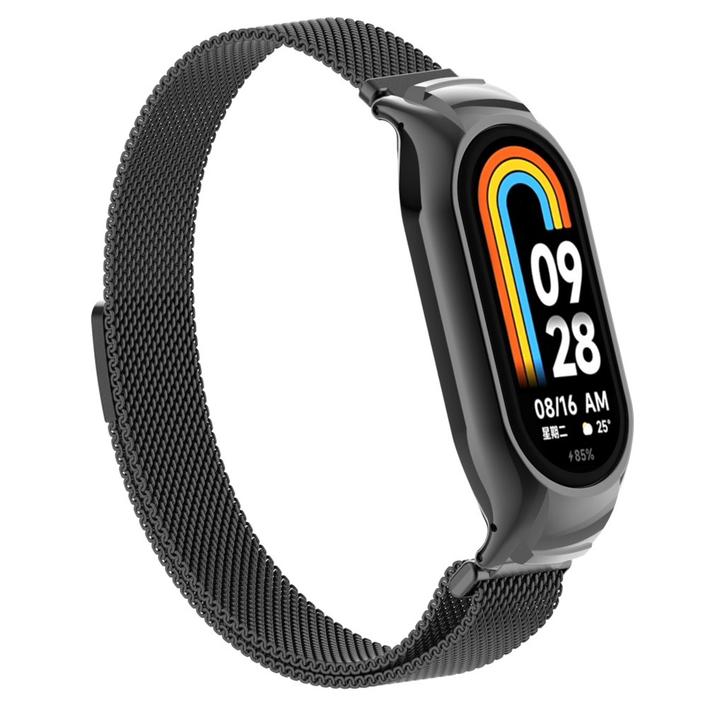  Xiaomi Smart Band 8 Armband Milanese Loop Metall Svart