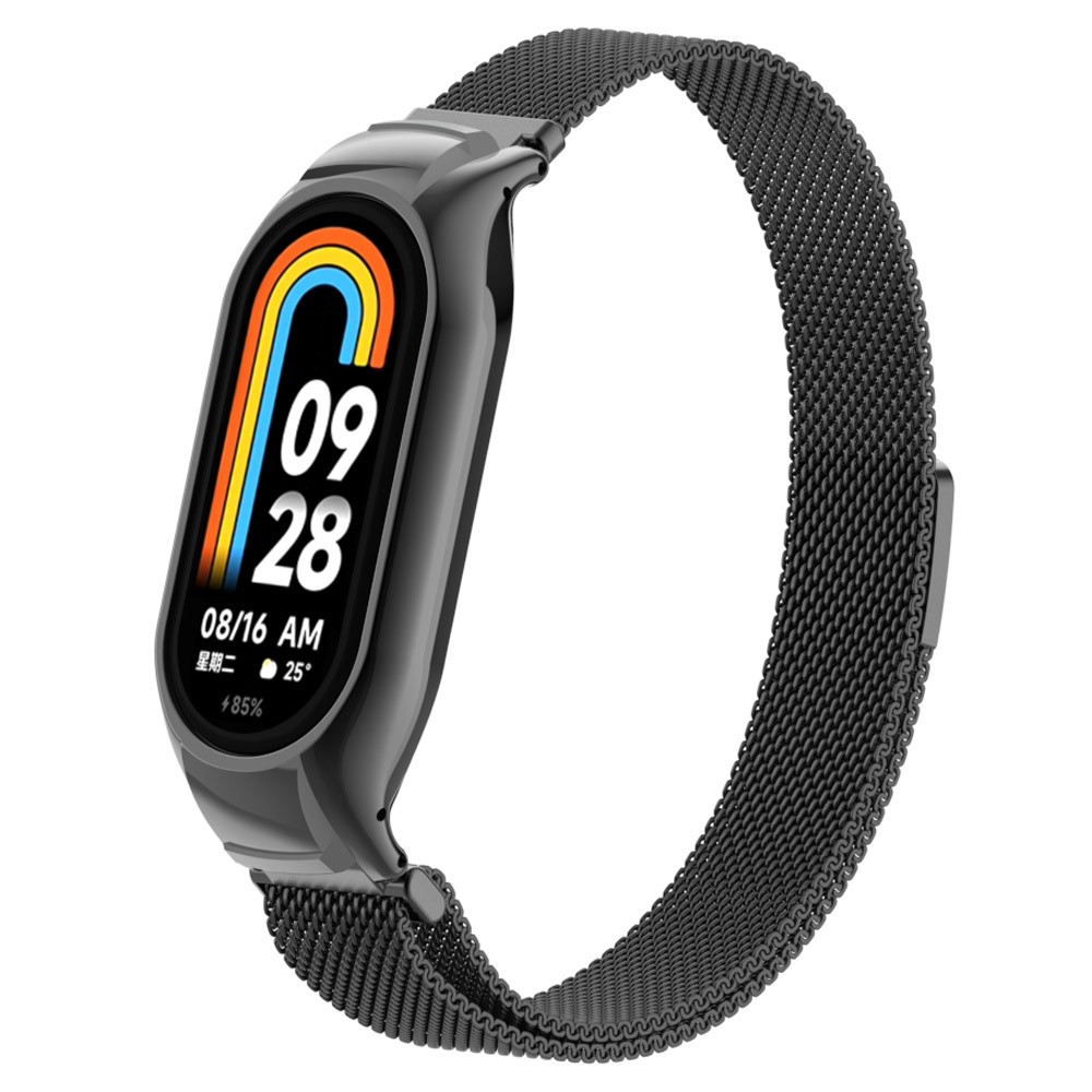  Xiaomi Smart Band 8 Armband Milanese Loop Metall Svart