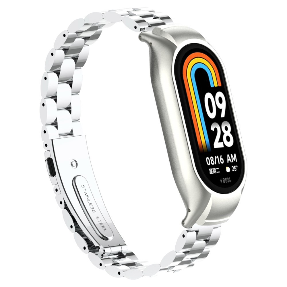  Xiaomi Smart Band 8 Lyxigt Metallarmband Silver