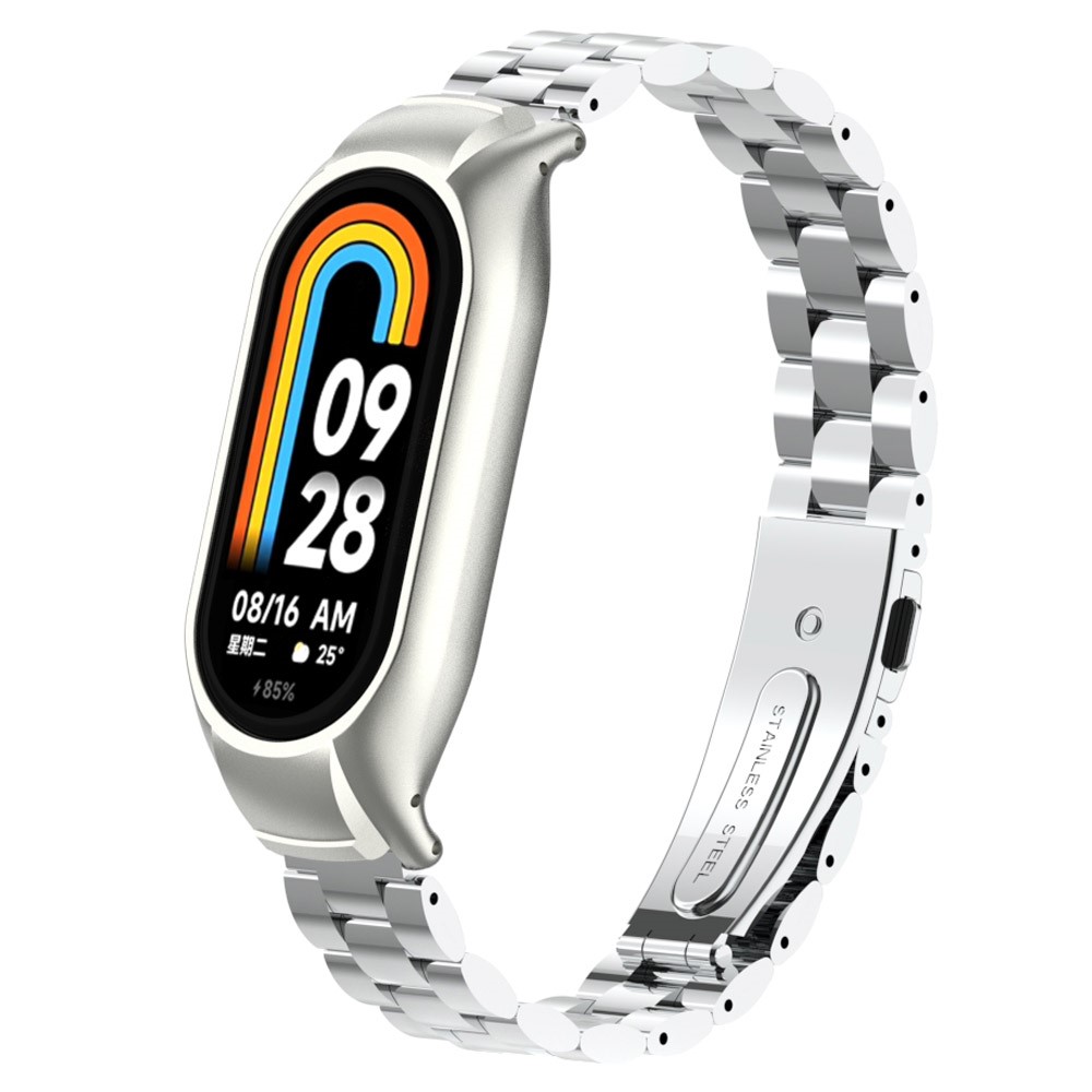  Xiaomi Smart Band 8 Lyxigt Metallarmband Silver