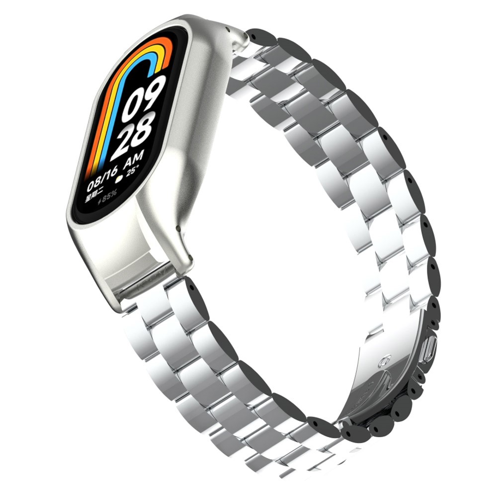 Xiaomi Smart Band 8 Lyxigt Metallarmband Silver