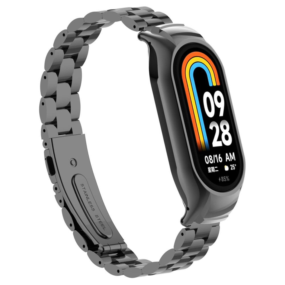  Xiaomi Smart Band 8 Lyxigt Metallarmband Svart