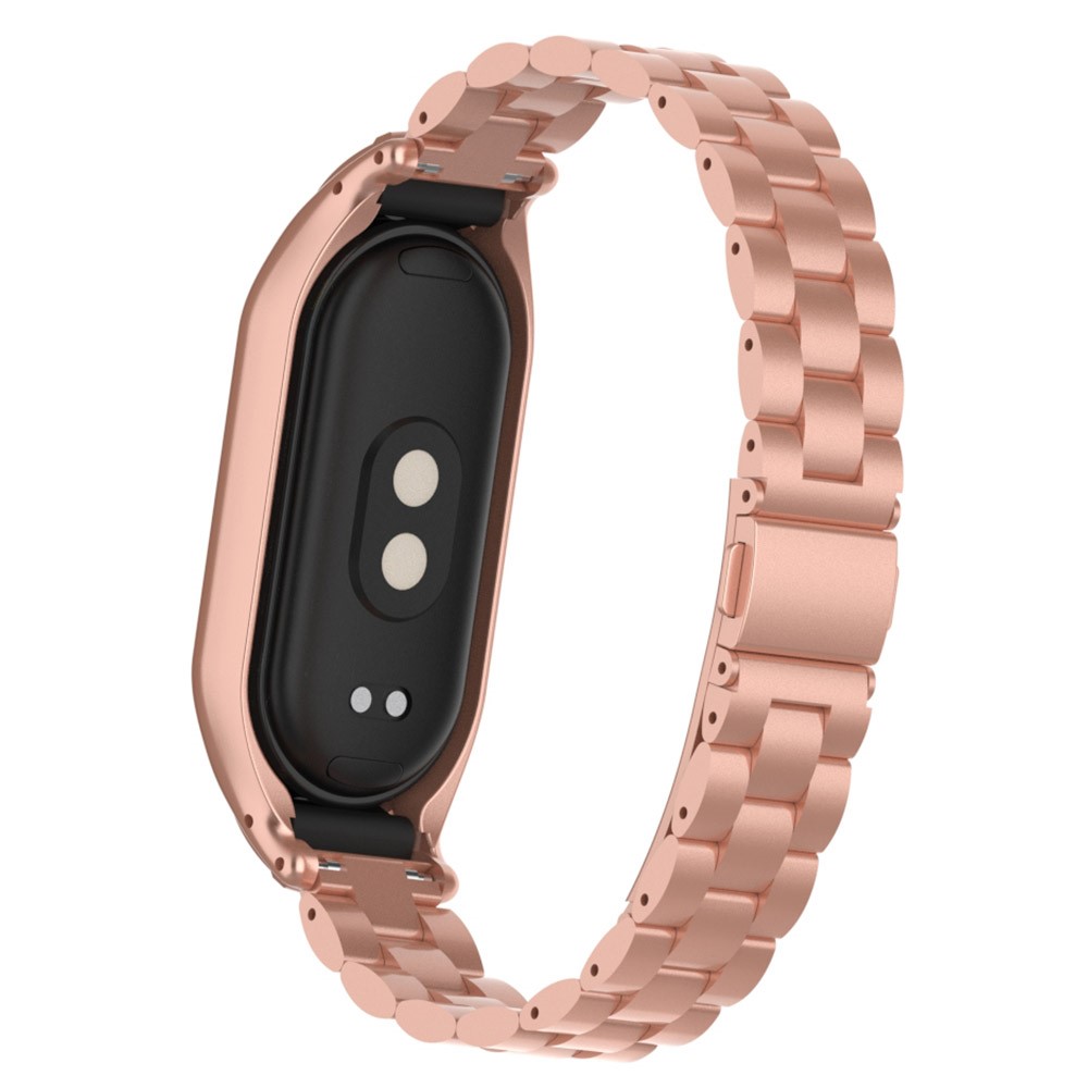  Xiaomi Smart Band 8 Lyxigt Metallarmband Roséguld