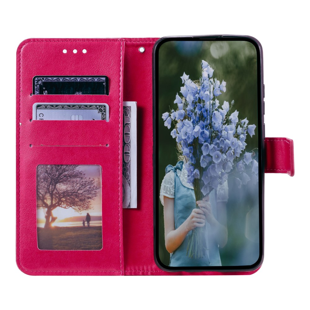  Sony Xperia 1 V Fodral Mandala Läder Rosa