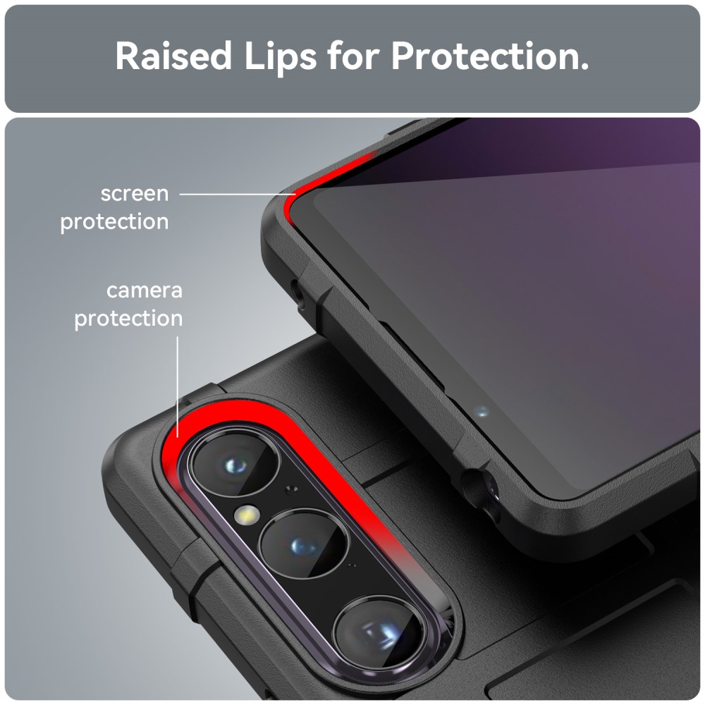  Sony Xperia 1 V Skal TPU Robust Svart