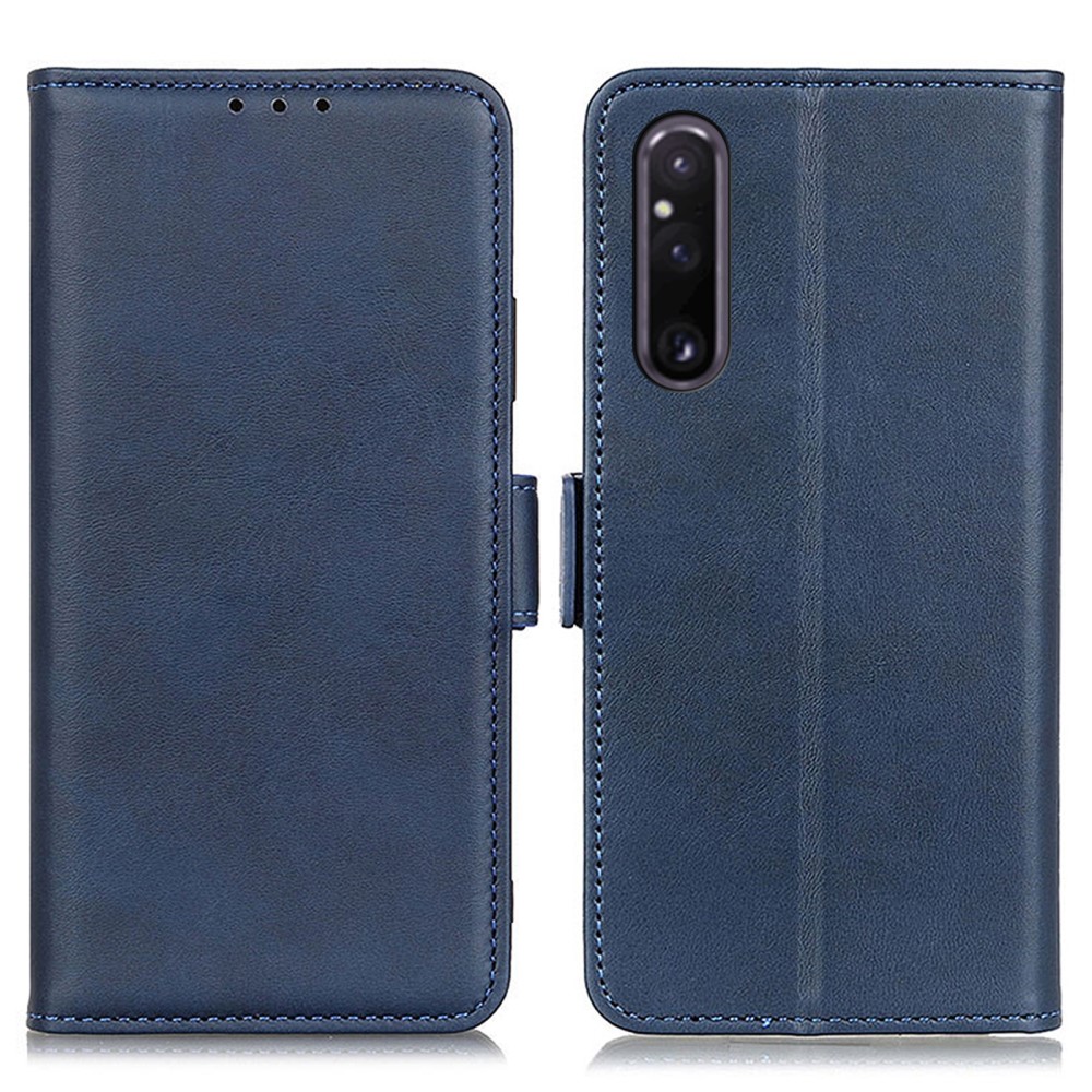  Sony Xperia 1 V Fodral Magnetisk Stängning Blå