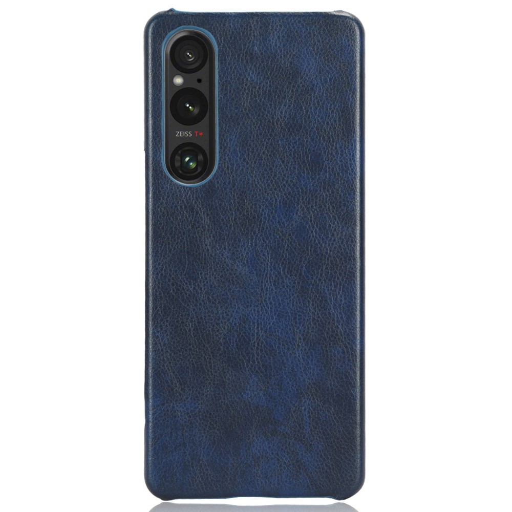  Sony Xperia 1 V Skal Slim Läder Blå
