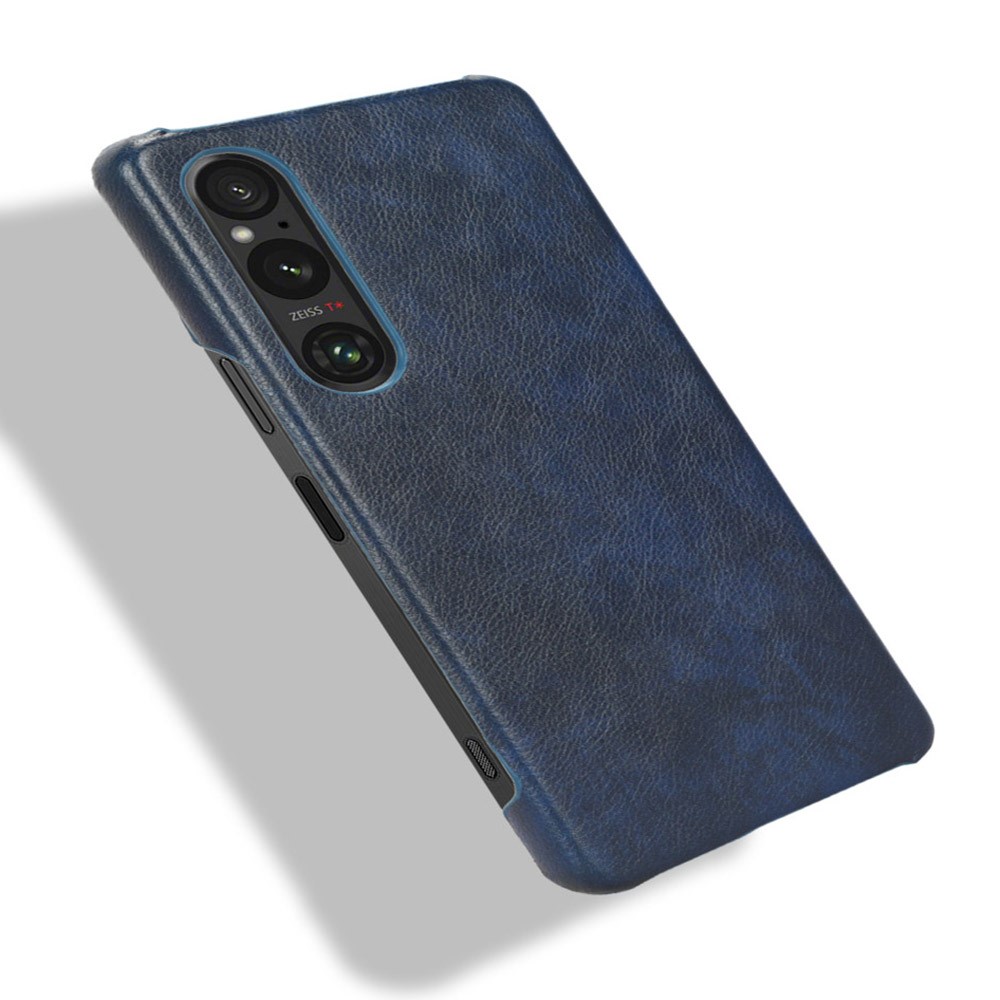  Sony Xperia 1 V Skal Slim Läder Blå