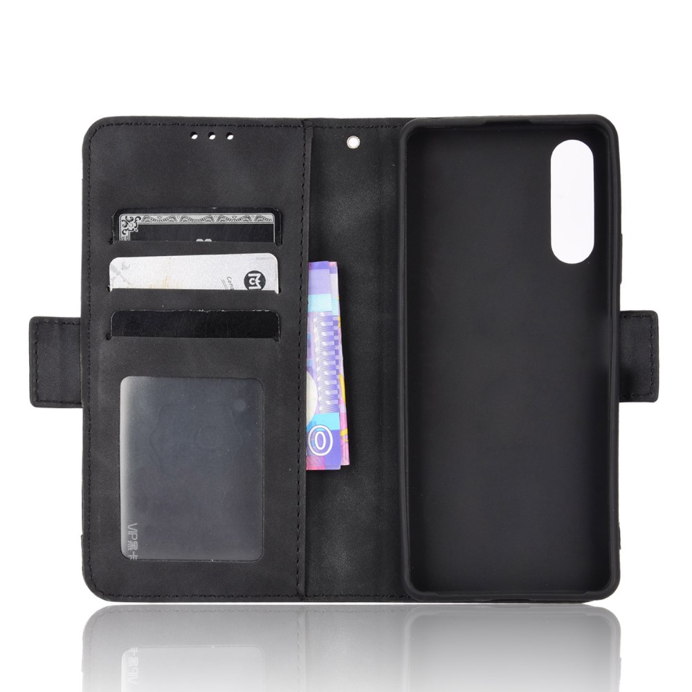 Sony Xperia 10 V Fodral Med Avtagbart Kortfodral Svart