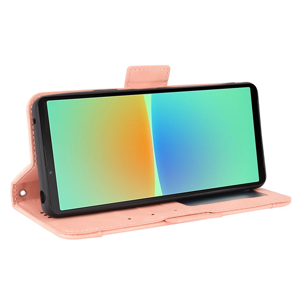  Sony Xperia 10 V Fodral Med Avtagbart Kortfodral Rosa