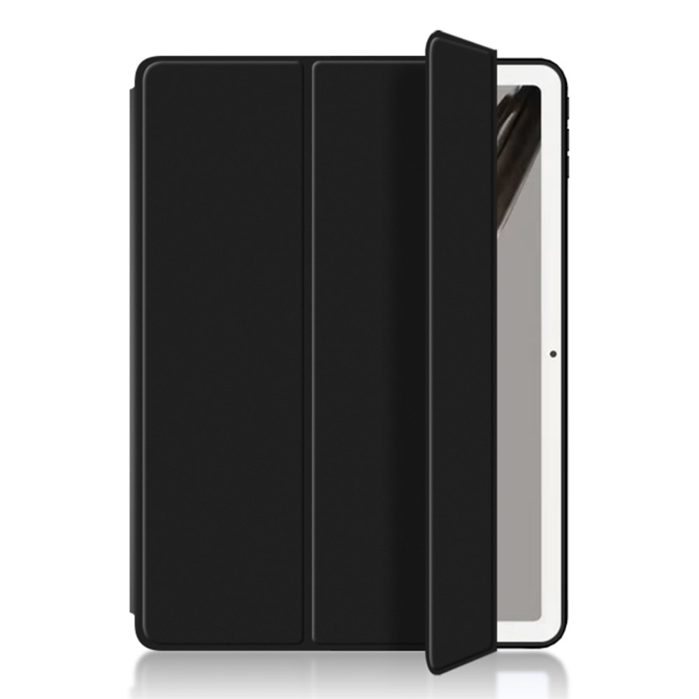  Google Pixel Tablet Fodral Tri-Fold Läder Svart