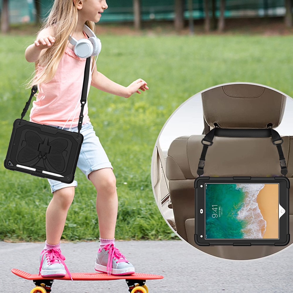  iPad 9.7 2017/2018 / Air / Air 2 Skal Butterfly Shockproof Hybrid