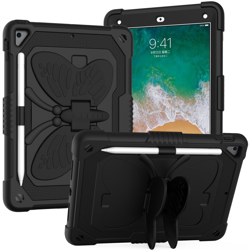  iPad 9.7 2017/2018 / Air / Air 2 Skal Butterfly Shockproof Hybrid