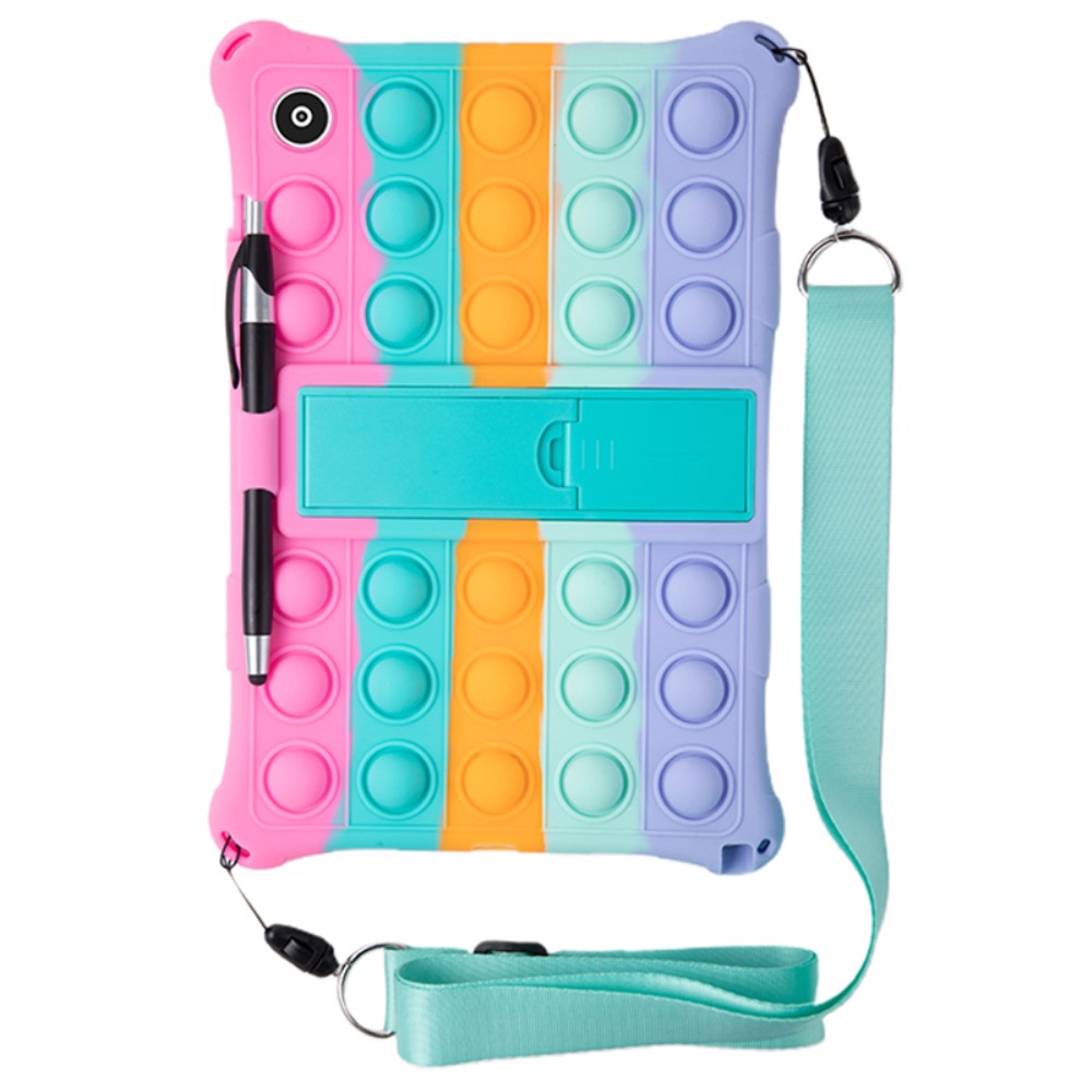  Galaxy Tab A8 10.5 Skal Pop It Fidget Kickstand Multicolor