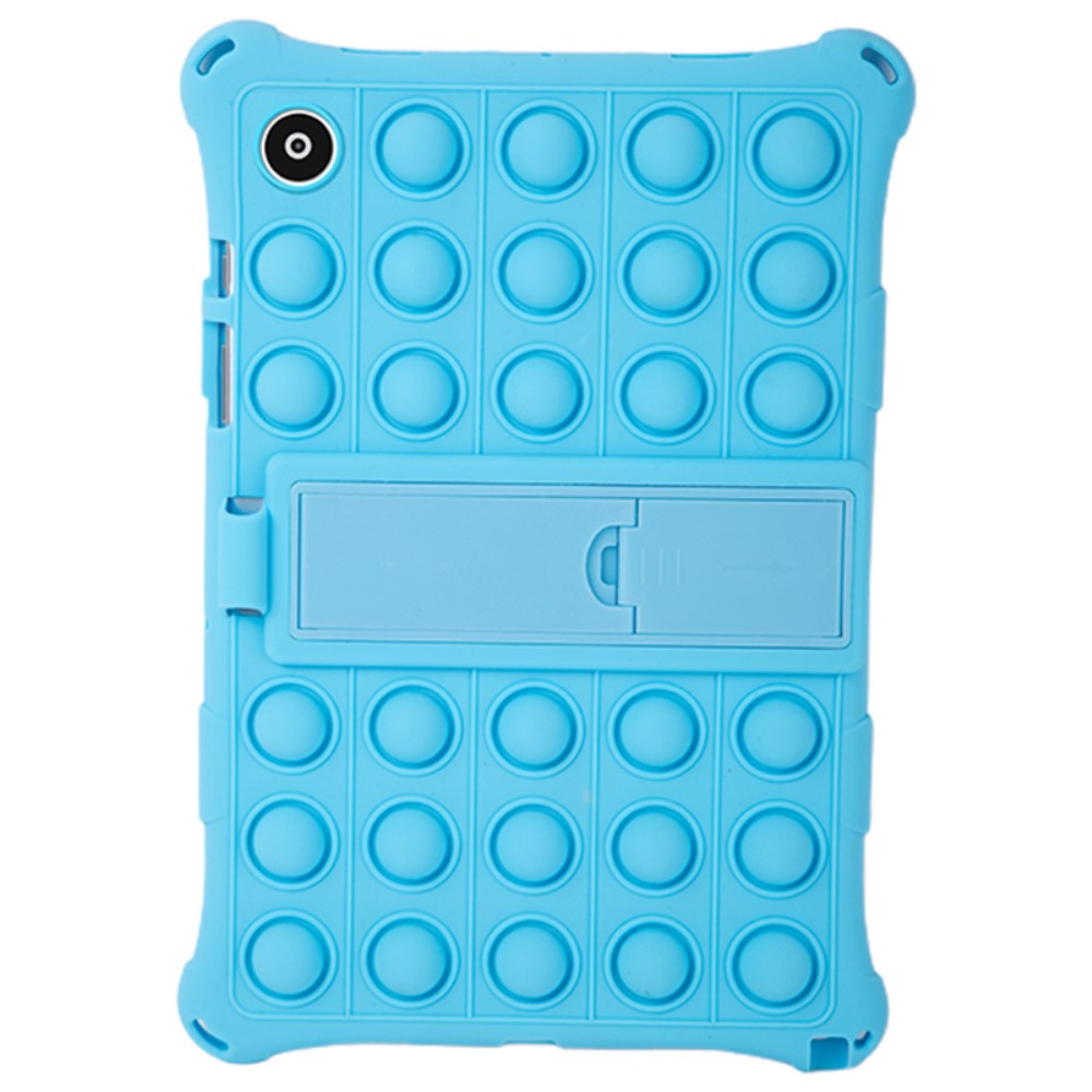  Galaxy Tab A8 10.5 Skal Pop It Fidget Kickstand Blå