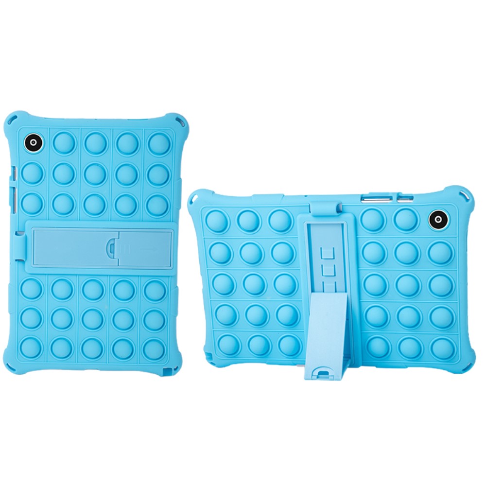  Galaxy Tab A8 10.5 Skal Pop It Fidget Kickstand Blå