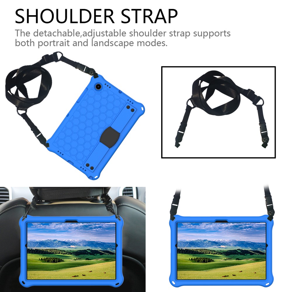  Galaxy Tab A8 10.5 Skal Honeycomb EVA Shockproof Kickstand