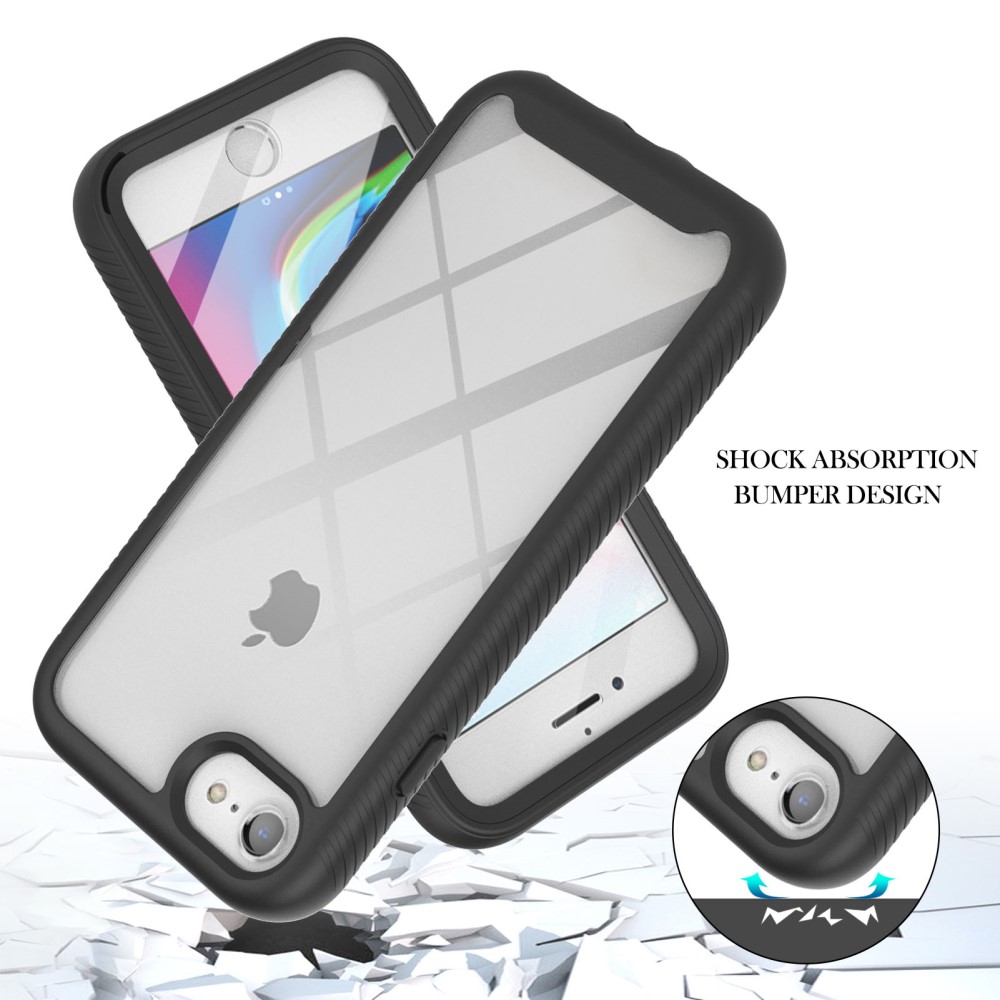  iPhone 7/8/SE Skal 360 Hybrid Defense Svart