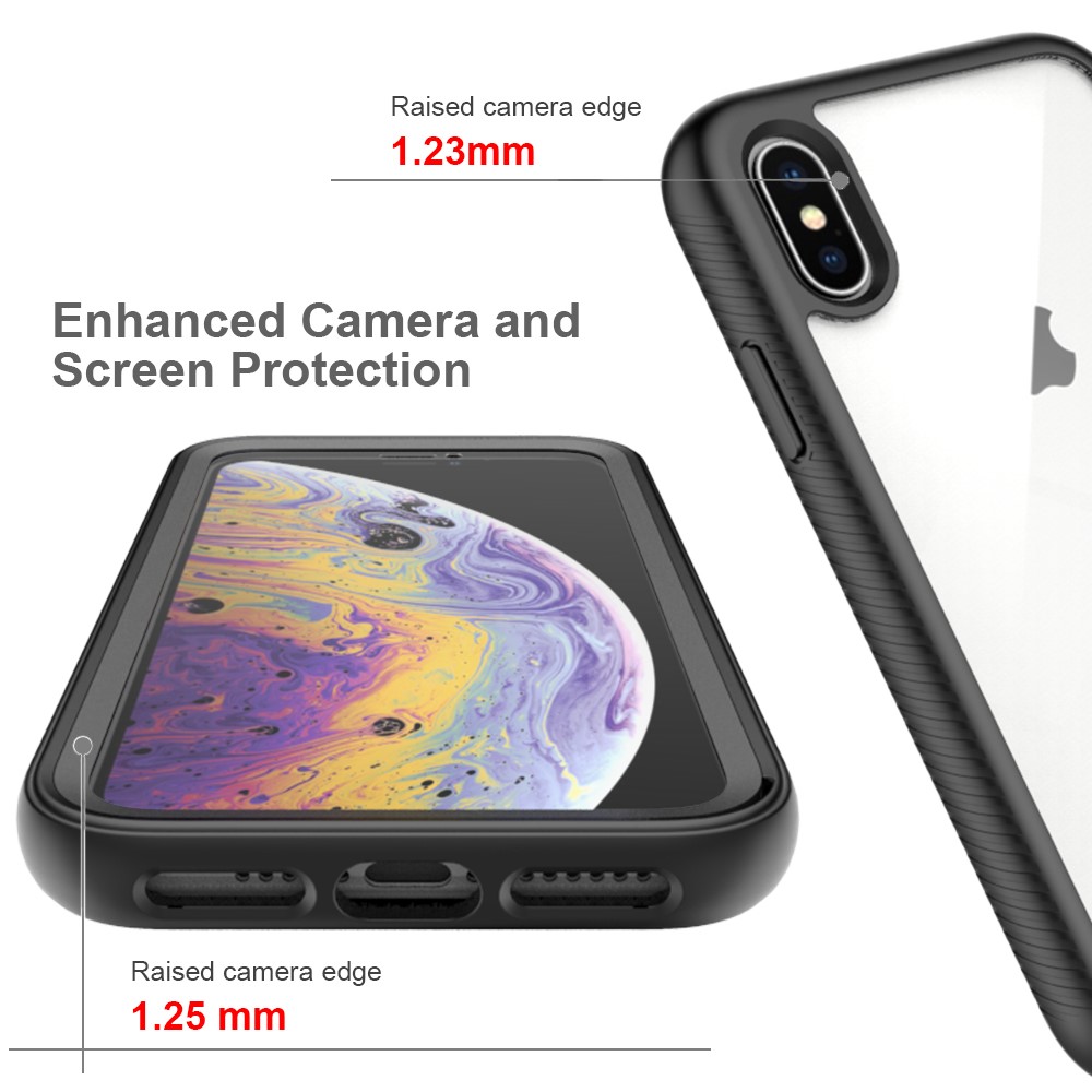  iPhone X/Xs Skal 360 Hybrid Defense Svart