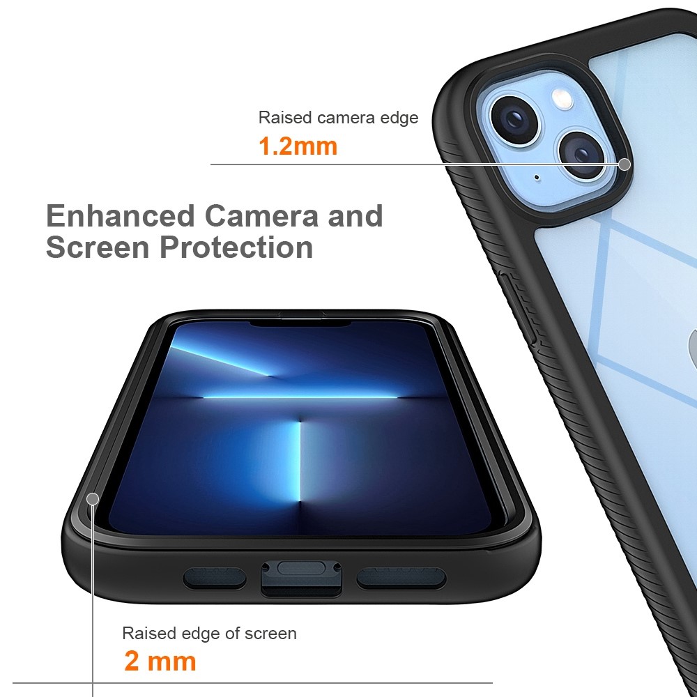  iPhone 14 Skal 360 Hybrid Defense Svart