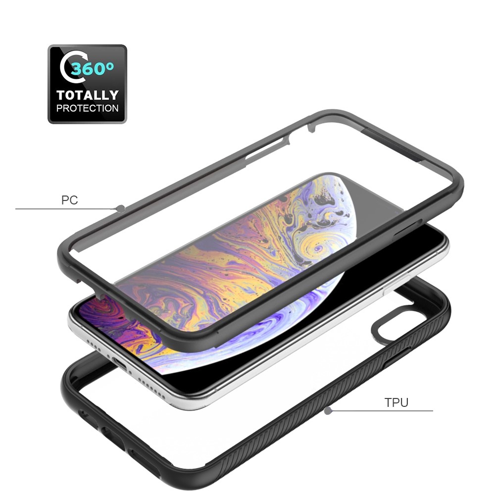  iPhone Xs Max Skal 360 Hybrid Defense Svart