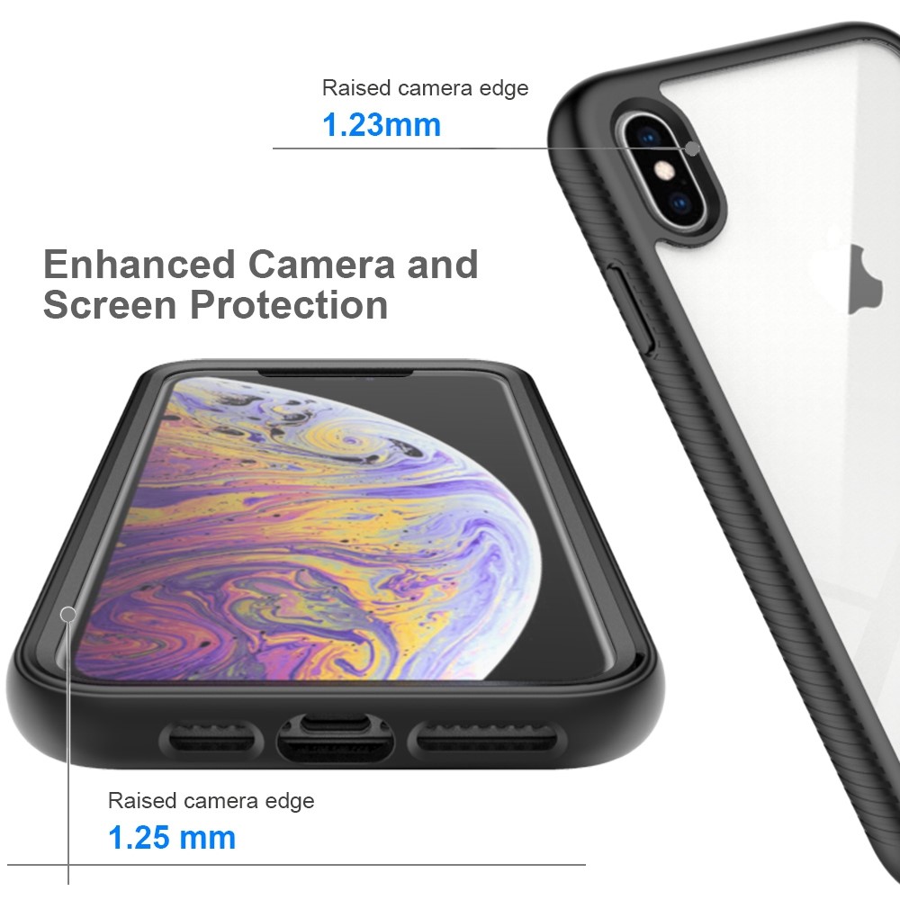  iPhone Xs Max Skal 360 Hybrid Defense Svart