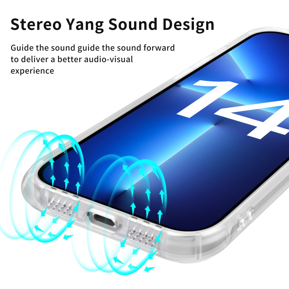 LEEU DESIGN LEEU DESIGN iPhone 14 Skal AirBag Hybrid Matt Transparent