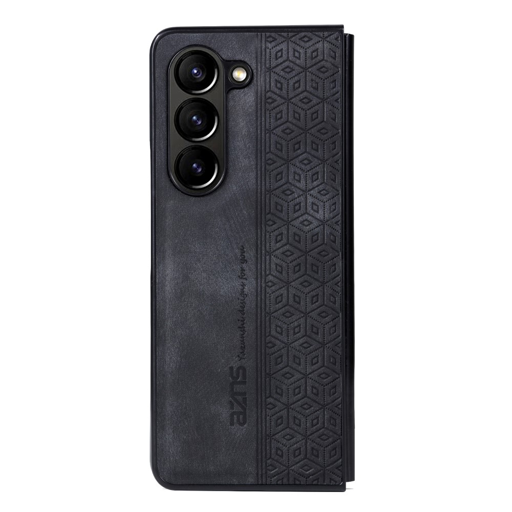AZNS AZNS Galaxy Z Fold 5 Fodral Med Tryck Svart