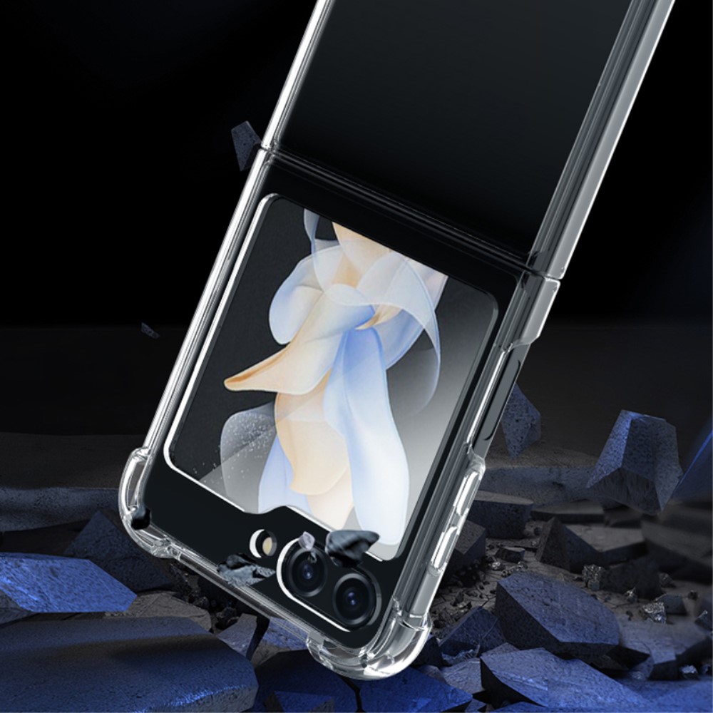  Samsung Galaxy Z Flip 5 Skal Shockproof Hybrid Transparent