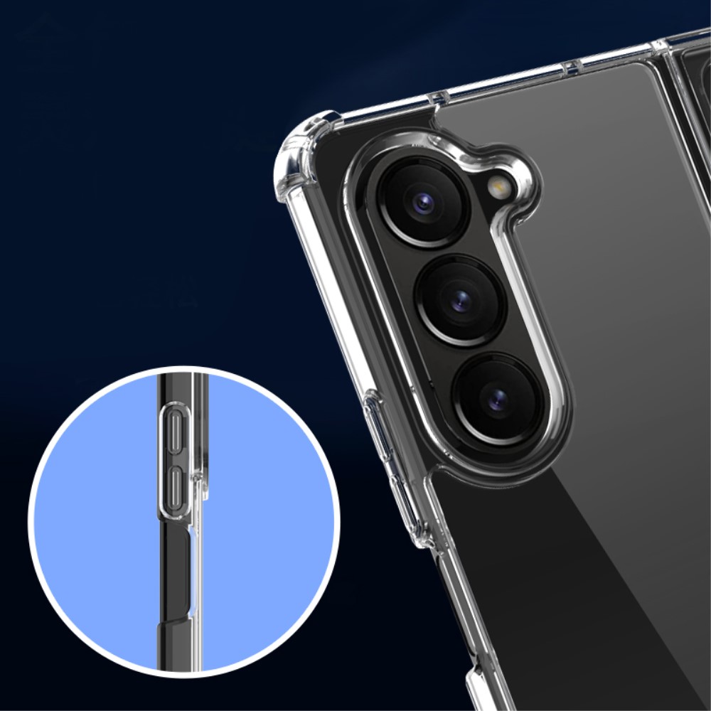  Samsung Galaxy Z Fold 5 Skal Shockproof Hybrid Transparent