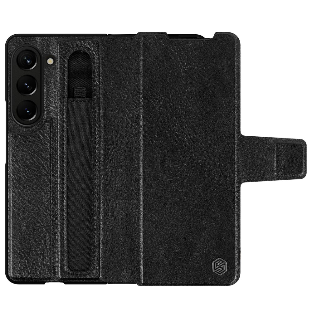 NILLKIN NILLKIN Galaxy Z Fold 5 Skal Leather Pen Svart