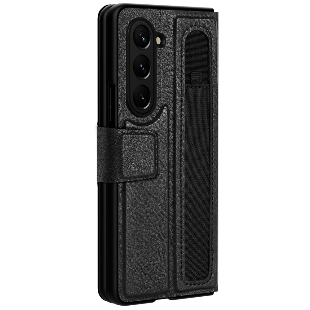 NILLKIN NILLKIN Galaxy Z Fold 5 Skal Leather Pen Svart