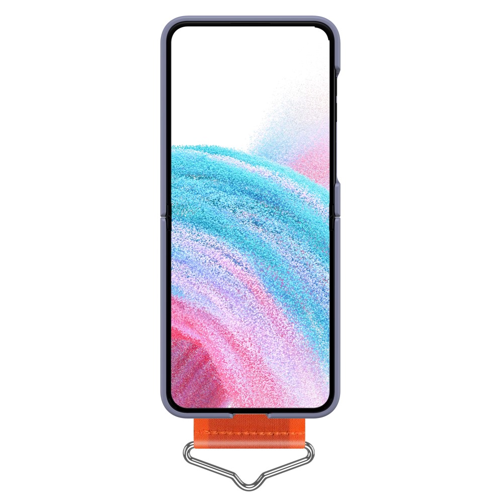  Samsung Galaxy Z Flip 5 Skal Bälte Lila/Orange