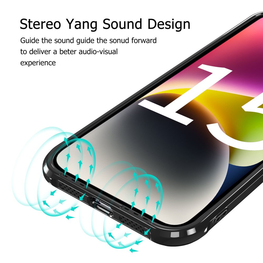 LEEU DESIGN LEEU DESIGN iPhone 15 Plus Skal AirBag Hybrid Matt Svart