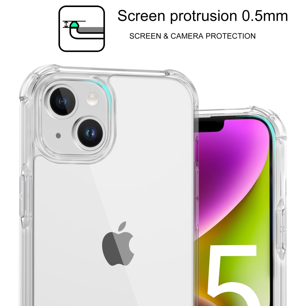 LEEU DESIGN LEEU DESIGN iPhone 15 Plus Skal AirBag Hybrid Transparent