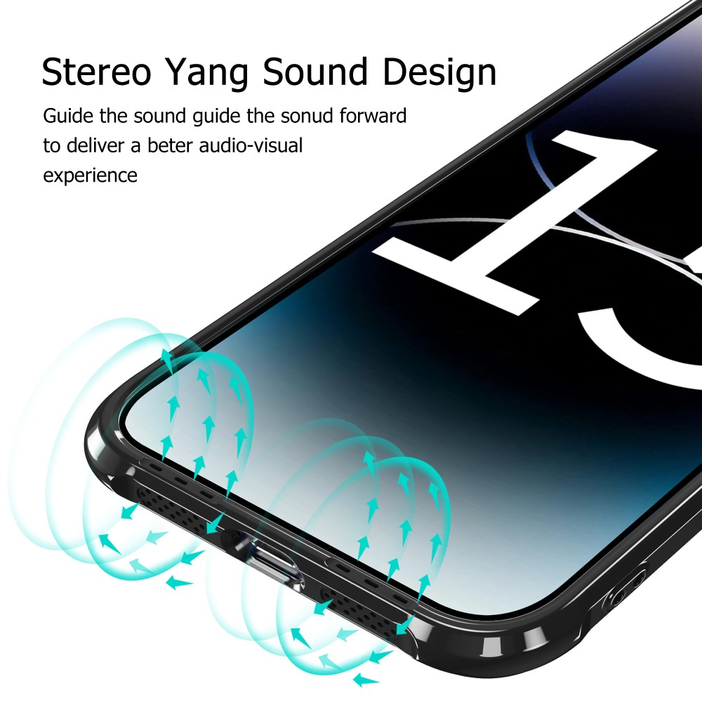 LEEU DESIGN LEEU DESIGN iPhone 15 Pro Skal AirBag Hybrid Matt Svart