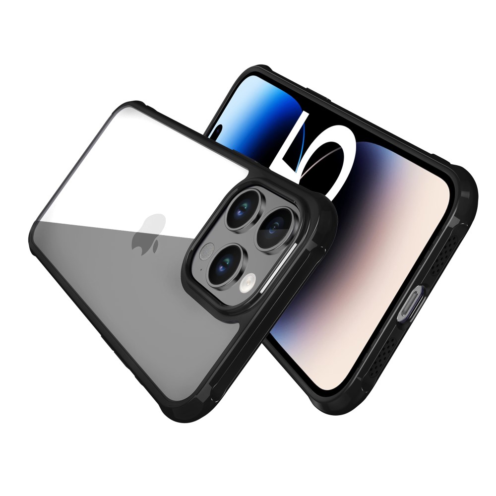 LEEU DESIGN LEEU DESIGN iPhone 15 Pro Skal AirBag Hybrid Matt Svart