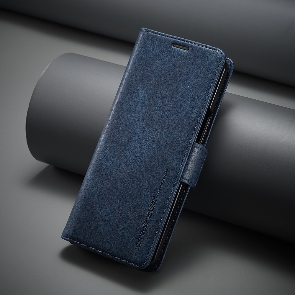 LC.IMEEKE LC.IMEEKE Galaxy Z Fold 5 Fodral RFID Läder Blå