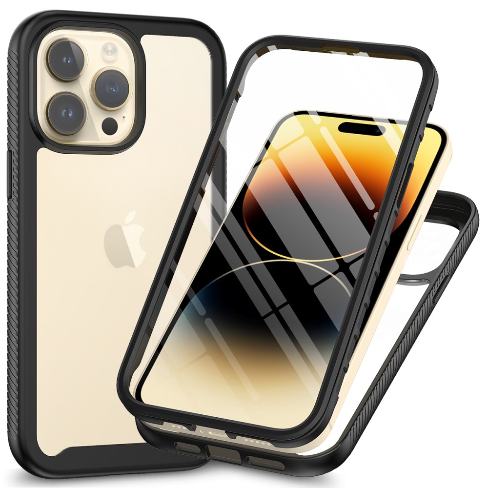  iPhone 15 Pro Max Skal 360 Hybrid Defense Svart